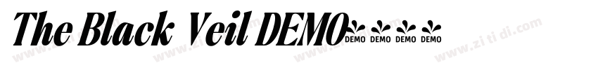 The Black Veil DEMO字体转换